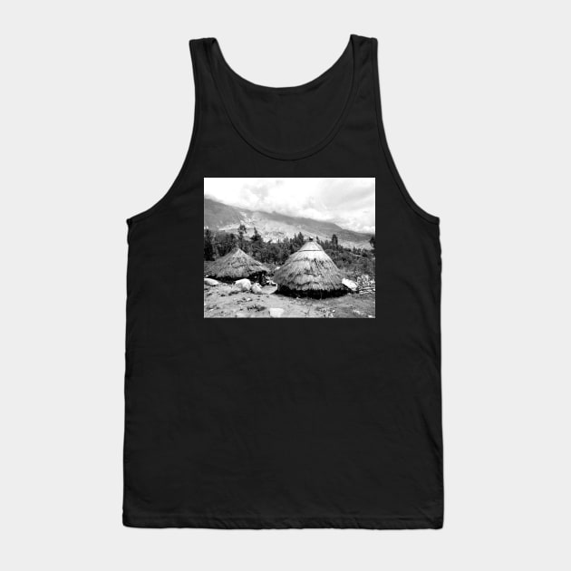 Vintage Photo of Andean Dwellings Tank Top by In Memory of Jerry Frank